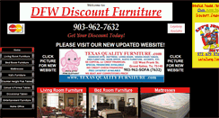 Desktop Screenshot of dfwdiscountfurniture.com